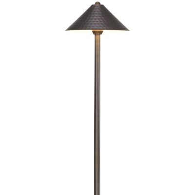 Straight Stem Dimpled Cone Path Light by Troy Lighting - Starlight Lighting USA and Canada